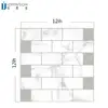 3D wallpaper Decorative kitchen wall tiles White large anti-tiles self-adhesive DIY kitchen bathroom tile white subway