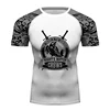 Cool Crow Printing GOT Night's Watch Tees Darkside Men MMA T-shirt Rash Guards Top Adults Compression Base Layers