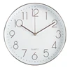 Nordic 3D numbers bathroom wall clock 12 inch rose gold