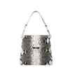 MINANDIO Customized cheap beautiful ladies handbag Eco Friendly pu python skin Oem Online Sale Women Leather Handbag