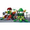 Updated best seller tree house series outdoor plastic playground slide