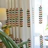 Embroidered Window Curtain fabric for Living Room Bedroom