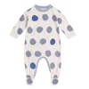 2019 New Arrival circle printing baby clothes from custom clothing manufacturer baby rompers 100% cotton