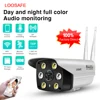New Design !!!720P Top 10 Wireless Camera Outdoor 6 pcs LED Full Colorful in Day and Night Two Way Audio Camera Wifi