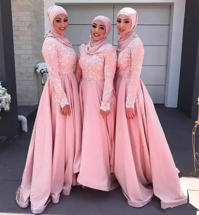 design dress bridesmaid muslimah