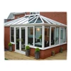 Top window galvanized chain link fence sunroom sliding Luxurious Victorian style Conservatory manufacturer Made in China