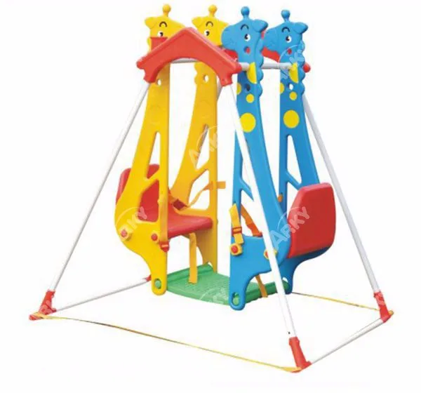childrens plastic giraffe swing
