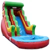 Large inflatable commercial water slide,inflatable water slide with swimming pool for sale