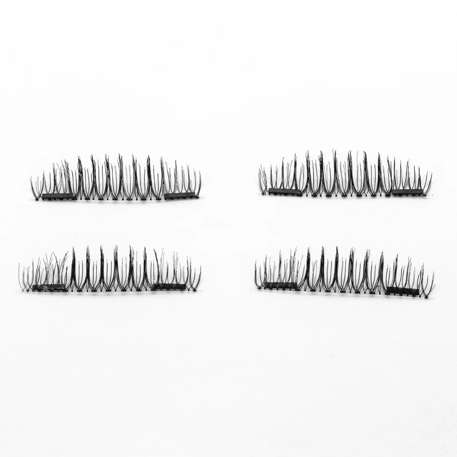 New fashion magnetic eyelashes false magnet lashes customized support