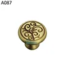 Antique Gold Brass Flower Dresser Knob