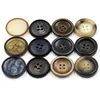 Manufacturers wholesale resin pattern burning edge button windbreaker buttons