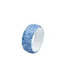 Hot Sale 8.7mm Jean Pattern Sports Silicone Rings For Men Jewelry