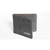 Fashion Cheap Price Custom Design RFID Embroidery Polyester Canvas Wallet for Teens