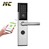 Bluetooth App Keyless Digital Smart Wooden Door Lock with Card for Home Apartment Hotel Wooden Door Only