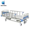 BT-AM106 maximum user weight of up to 250kg 3 crank clinic room incline patient manual medical hospital bed prices