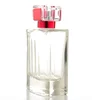 clear 100ml perfume bottle glass material with aluminum atomizer spray mist spray cap