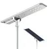 Outdoor waterproof led all in one solar power energy street light pole