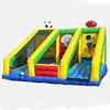 Soccer basketball football 3 in 1inflatable sports challenge game