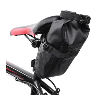 Black Waterproof Pvc Tarpaulin Bicycle Saddle Bags Best Road Bike Seat Bag