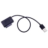 SATA II to USB Adapter USB 2.0 to SATA 13Pin Cable With LED for Laptop ODD Optical Bay for 2nd HDD