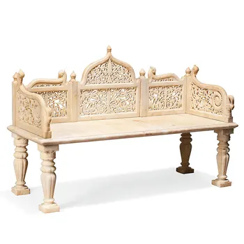 Carved Marble Decorative Garden Stone Outdoor Bench Low Price
