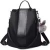 Fashion nylon anti theft women backpack for casual daily use