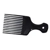 Hair Salon Custom make plastic pick up afro beauty hair comb wholesale Salon afro fork comb Oil Head Comb