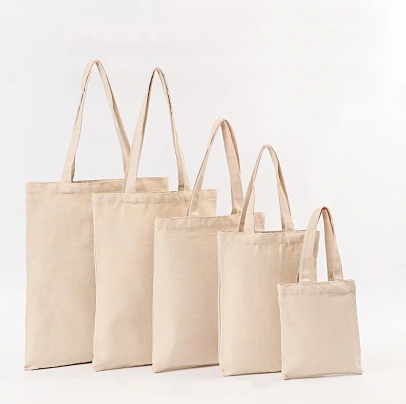 Cheap Plain Tote Canvas Bag Wholesale Custom Printed Blank Bulk Heavy ...