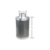 Greenhouse Hydroponic 4 in grow box carbon filter for sales