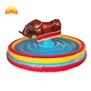 Outdoor water park rides amusement bull riding rides inflatable bull machine