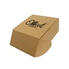 Gold/silver E-commerce Tuck Top Logistics Big Packaging Custom Corrugated Carton With Logo Package Shipping Box For Cloth