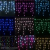 Wholesale Christmas decorative icicle lamp color changing curtain led string light