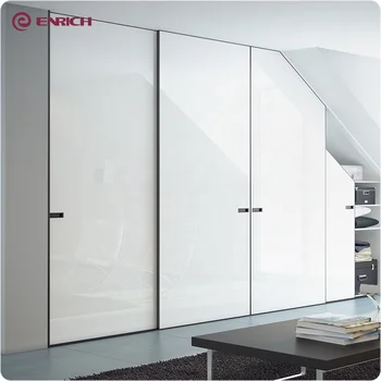 Modern High End Market High Gloss Wardrobe With Sliding Door Free