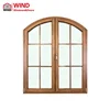 Modern Design Tilt and Turn Aluminum Wrap Wood Arch Windows