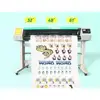 Automatic patrol laser cutting plotter or printer with laser head and blade head with CCD camera