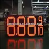 Made in china RS485 control IP65 waterproof led petrol price sign board
