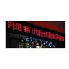 China 16x32 dip p10 single 1r red color digital scrolling running text road sign led display board panel screen module