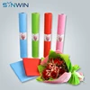 Color non wevon flower wrapping paper gift packing spunbond non woven fabric