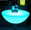 night club waterproof illuminated table lamp lounge furniture led bar table