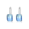 LUOTEEMI Trendy Ladies Earrings for Women Jewelry Crystal Brazil Earring