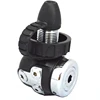 Balance first and second stage regulators for scuba diving
