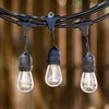 Festival Party Decoration Solar Light String Fixed LED Light Bulb String Pergola Garden Yard Decor Festoon Lights