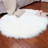 30*30CM Soft Artificial Sheepskin Rug Chair Cover Bedroom Mat Artificial Wool Warm Hairy