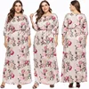 New printed dresses for fat lady OEM ODM floral dress plus size floral maxi dress