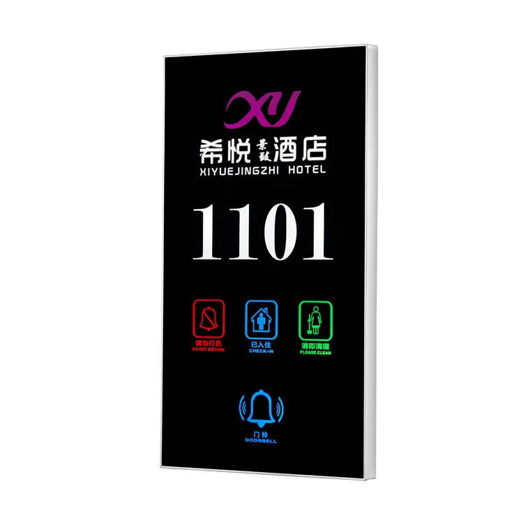 New Design Electronic Led Light Display Door Name Plate Buy