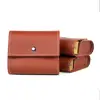 Luxury Brown Color 7 Days Medicie Leather Pil Box