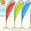 Custom printing cheap feather flag tear drop flag banner for outdoor advertising display with beach flag base