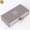 Sinicline Best Selling Durable Packaging Customized Printing Grey Drawer Box Tie Gift Box Package