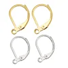 16*11mm Stainless Steel Silver Tone French Earring Hooks Wire Clasp Finding for DIY Earring Making Components Supplier