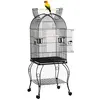Birds Cage With Detachable Stand ,Metal In Black